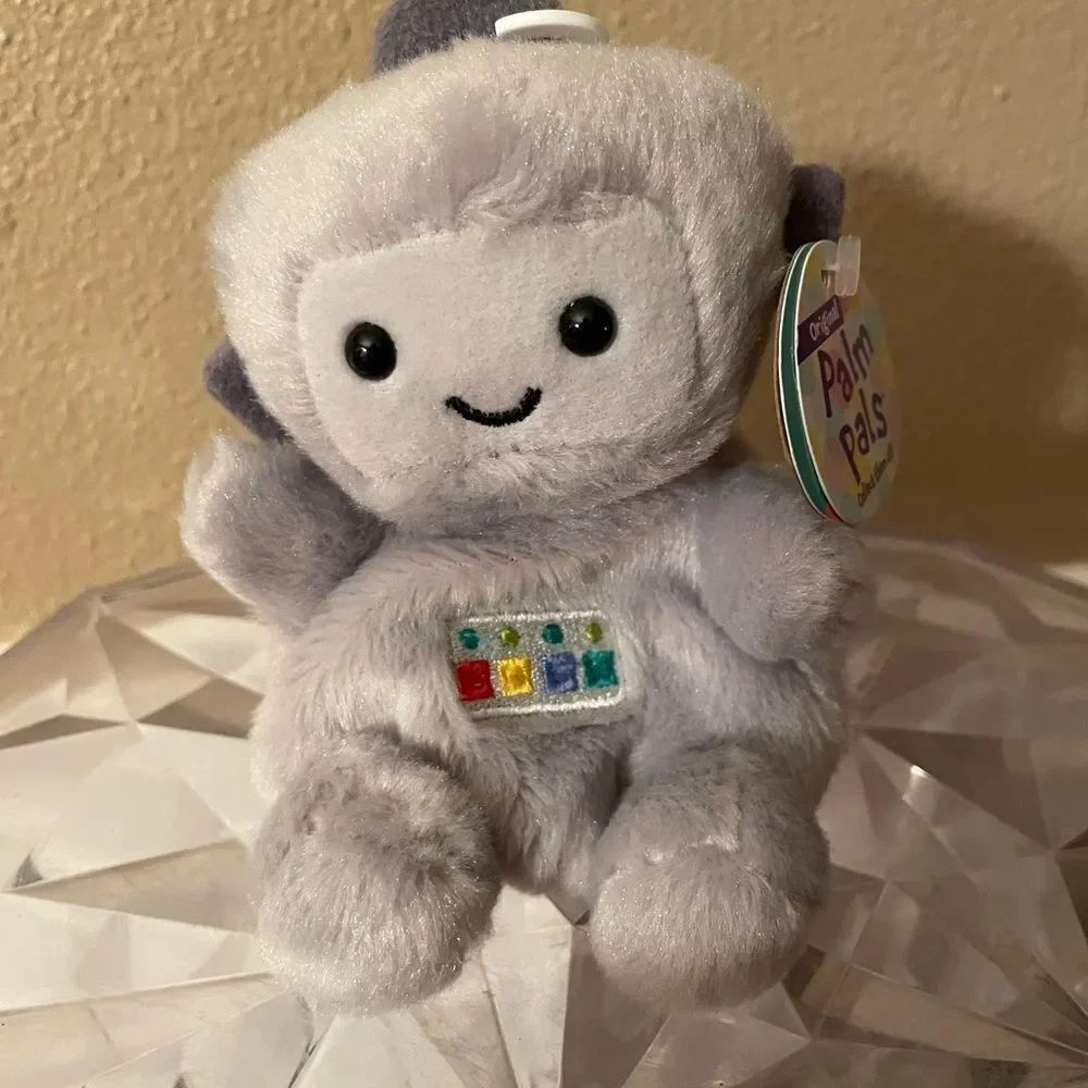 Palm Pal Aurora Robot Plush